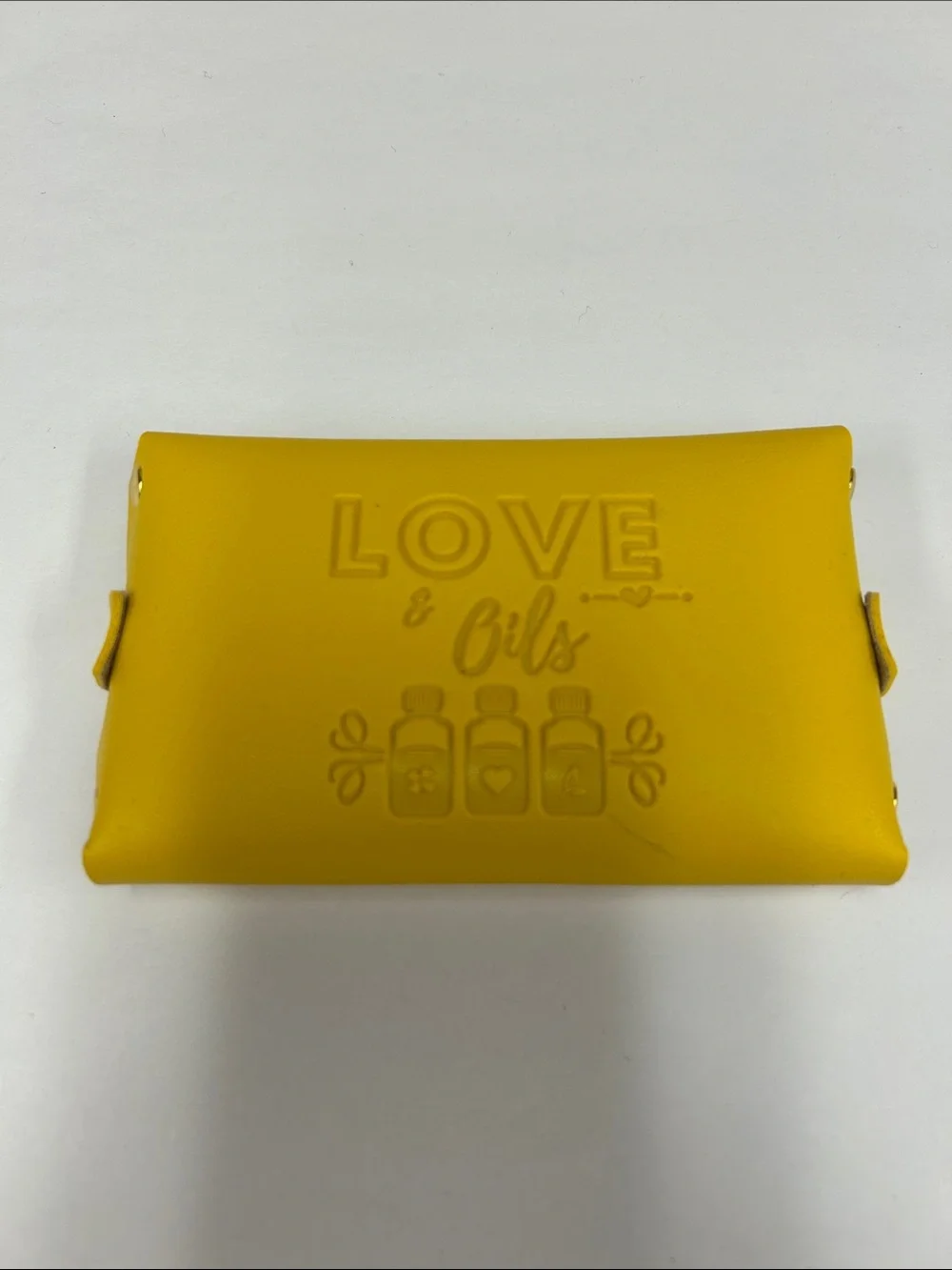 Yellow Travel Pouch